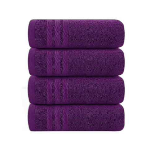 Pack of 4 Extra Large Jumbo Bath Sheets Towels 100% Egyptian Cotton 75 x 150 cm Towelsworld